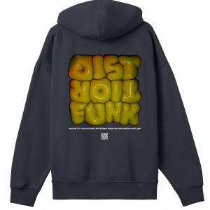 DISTROIT FUNK oversized Hoodie by HELLKULES (incl. free download of DISTROIT FUNK)