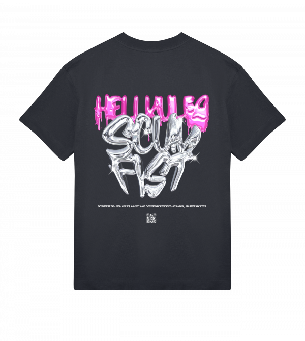 SCUMFIST EP oversized Tee by HELLKULES (incl. free SCUMFIST single) - Image 6