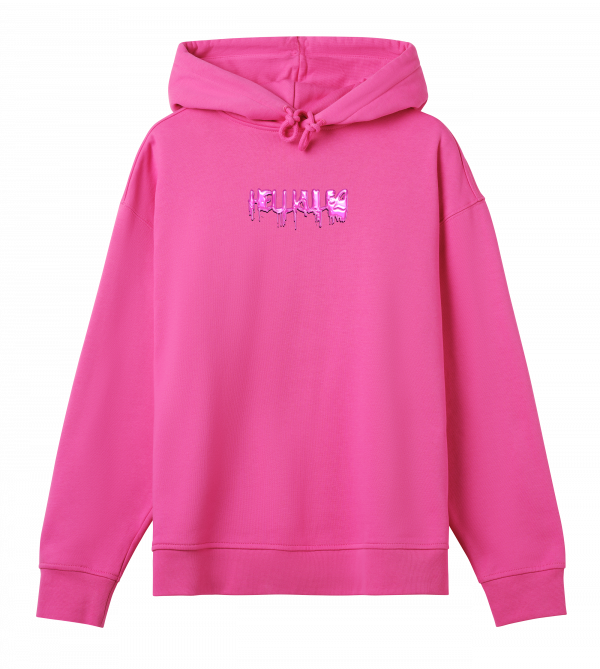 HELLKULES HYPER HYPERPINK oversized Hoodie (female sizing)